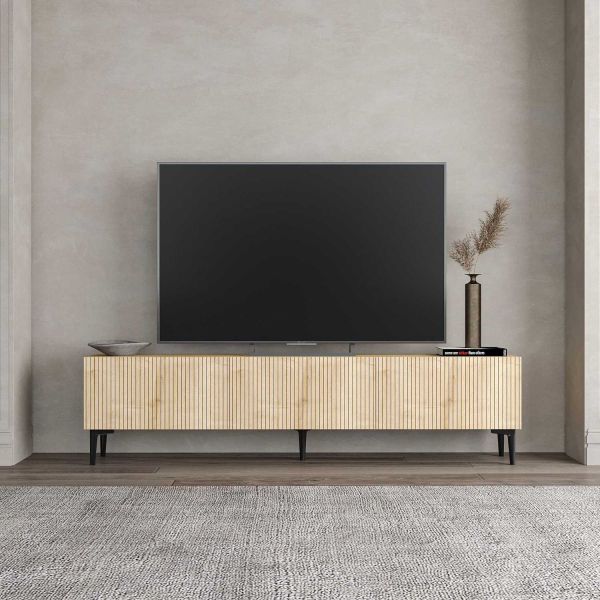 Meuble TV en aggloméré Oscar - HANAH HOME