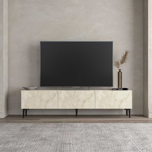 Meuble TV en aggloméré Oscar - HANAH HOME