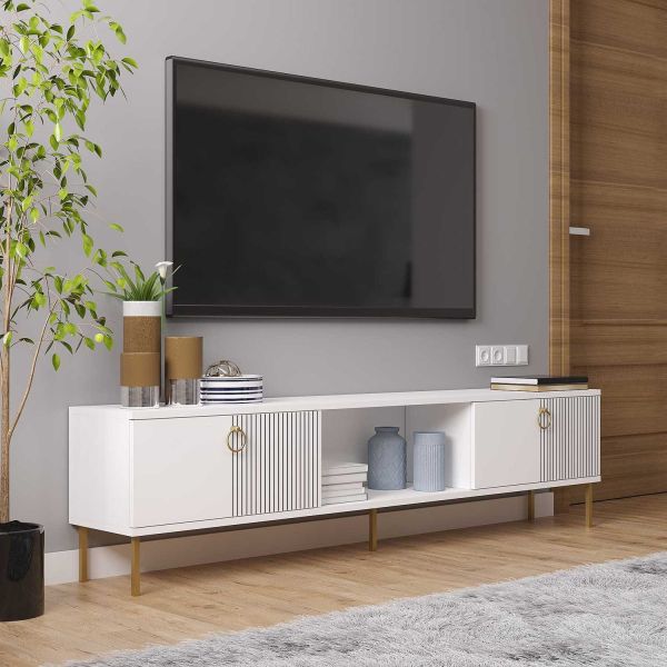Meuble TV en aggloméré Paye - HANAH HOME