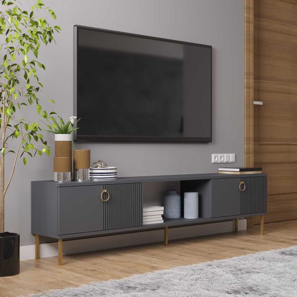 Meuble TV en aggloméré Paye - HANAH HOME