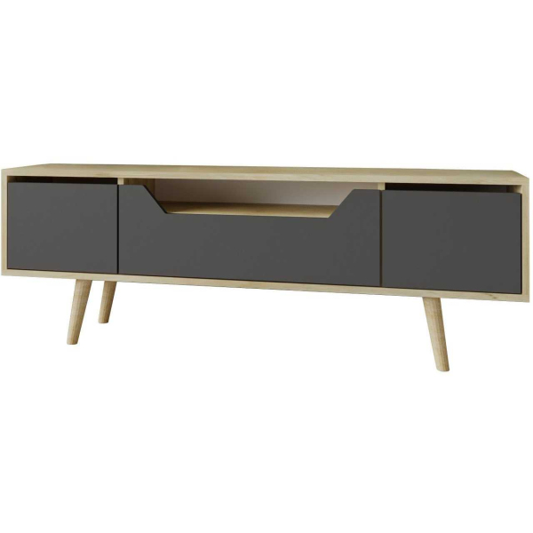 Meuble TV en aggloméré 150 x 29.8 x 53 cm Roma - 189
