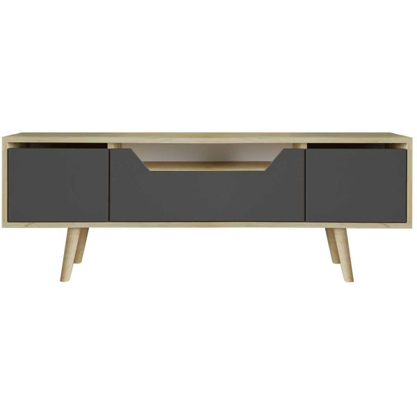 Meuble TV en aggloméré 150 x 29.8 x 53 cm Roma