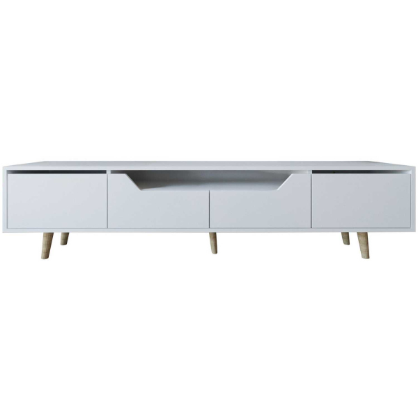 Meuble TV en aggloméré 180 x 29.8 x 48 cm Roma