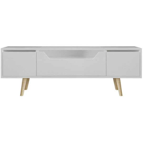 Meuble TV en aggloméré 150 x 29.8 x 53 cm Roma