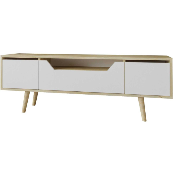 Meuble TV en aggloméré 150 x 29.8 x 53 cm Roma - 189