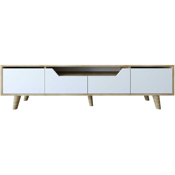Meuble TV en aggloméré 180 x 29.8 x 48 cm Roma