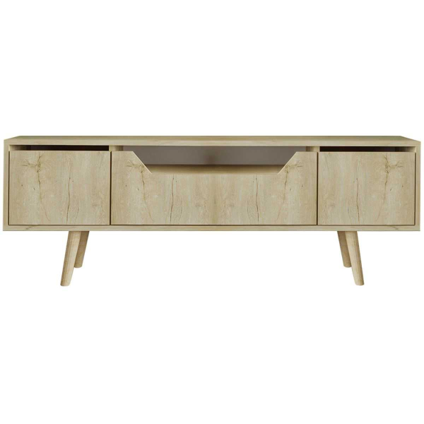 Meuble TV en aggloméré 150 x 29.8 x 53 cm Roma