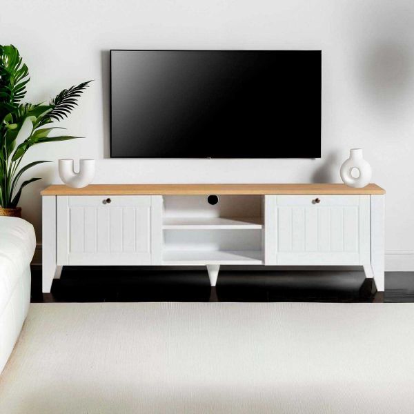 Meuble TV en aggloméré Tuval - HANAH HOME