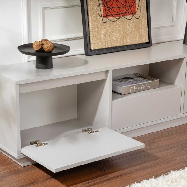 Meuble TV en aggloméré 168x43,5x12,5 cm Vanguard - 6
