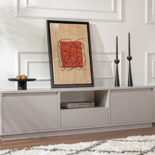 Meuble TV en aggloméré 168x43,5x12,5 cm Vanguard - 7