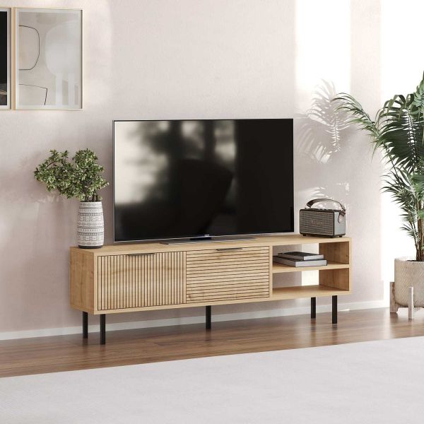 Meuble TV en aggloméré Venus - HANAH HOME