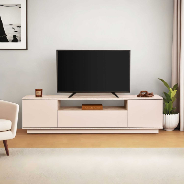 Meuble TV en aggloméré Veramont - HANAH HOME