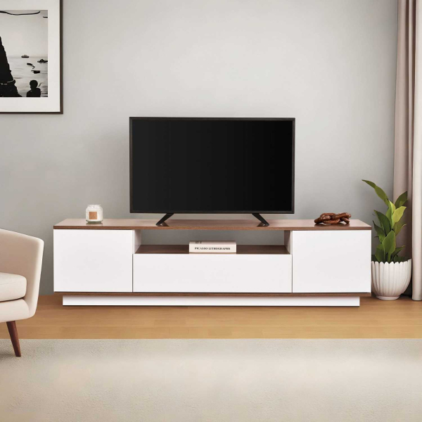 Meuble TV en aggloméré Veramont - HANAH HOME