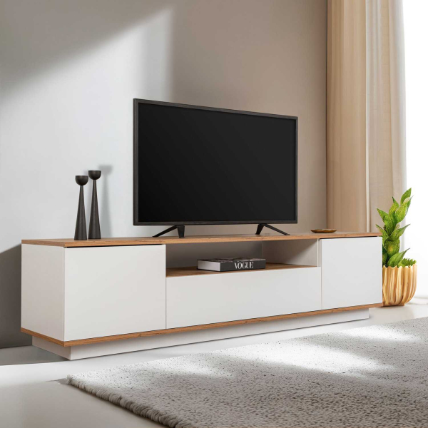 Meuble TV en aggloméré Veramont - HANAH HOME