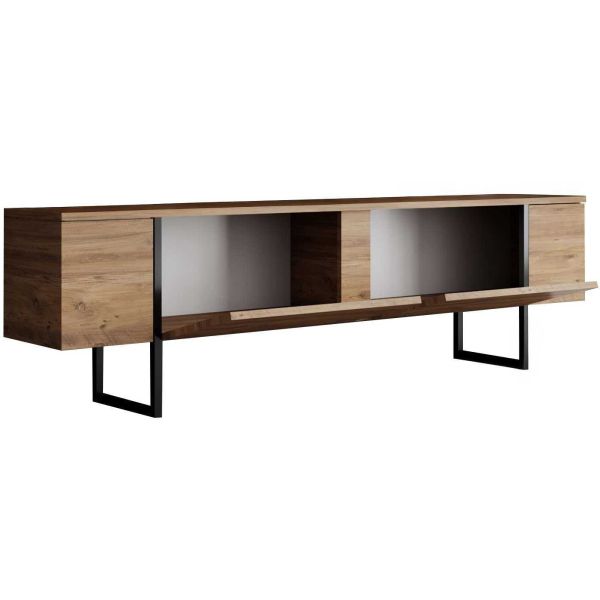 Meuble TV en aggloméré et métal Luxe - 149