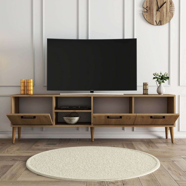 Meuble TV en aggloméré 3 portes Exxen - 179