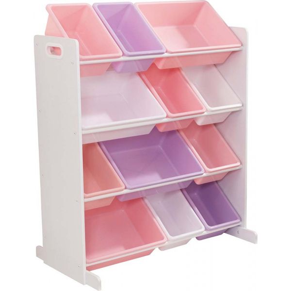 Casiers enfant couleurs pastels Trie et range