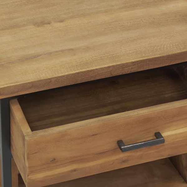 Meuble bar en bois recyclé - AUB-5879