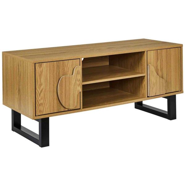 Meuble tv en bois et métal Calypso