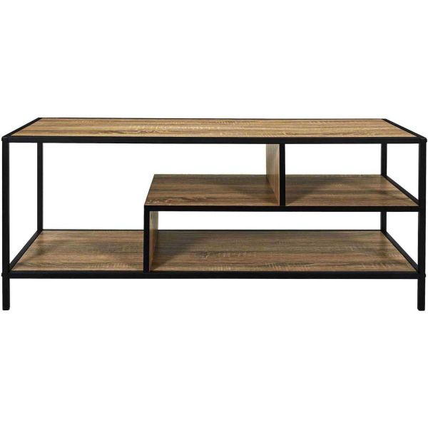 Meuble tv en bois et métal Edison - CMP-5216