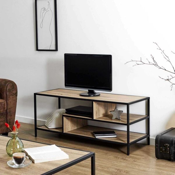 Meuble tv en bois et métal Edison - THE HOME DECO FACTORY
