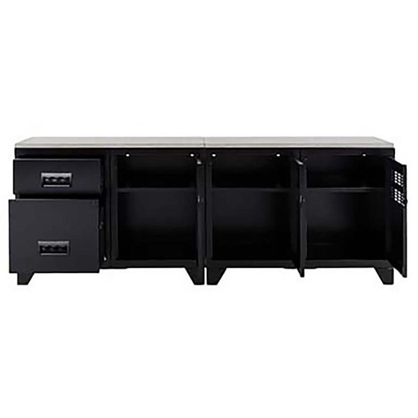 Meuble TV bois métal industriel - 529