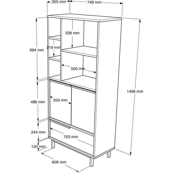 Meuble de bureau en aggloméré Only - ASI-0820