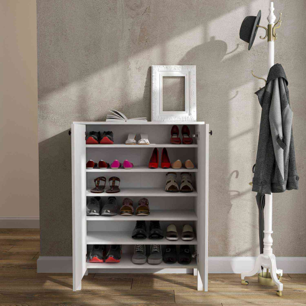 Meuble à chaussures en aggloméré Frannie - HANAH HOME