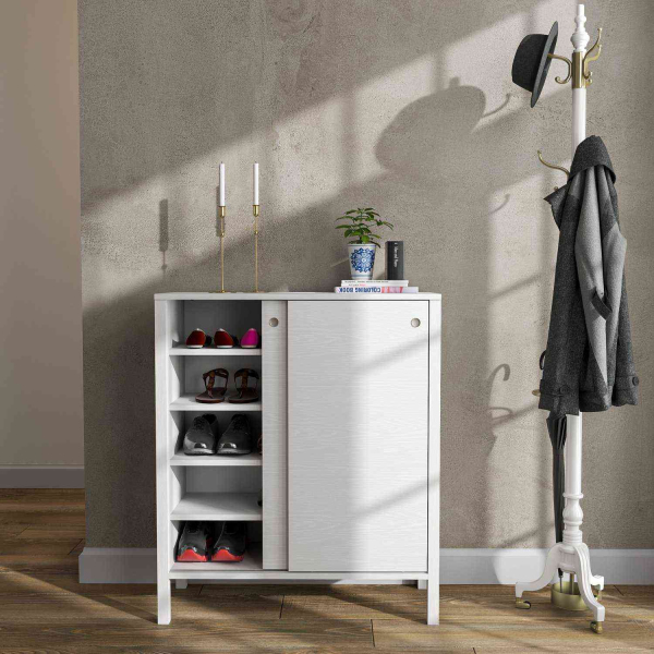 Meuble à chaussures en aggloméré Frannie - HANAH HOME