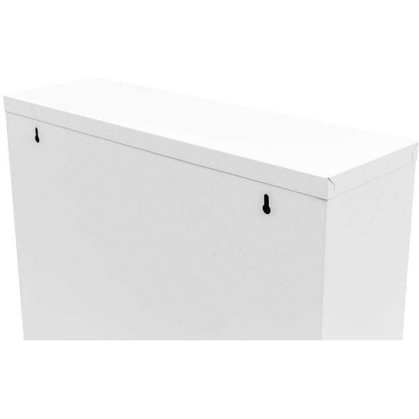 Meuble à chaussures en métal blanc Cabinet - 7