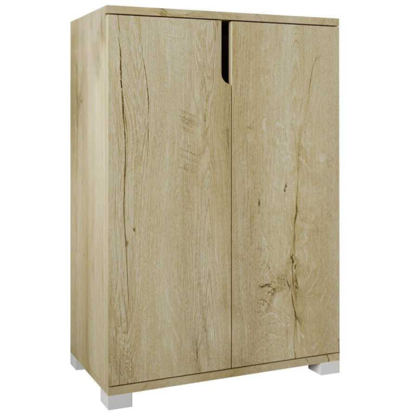 Meuble à chaussures 2 portes en aggloméré Venedik