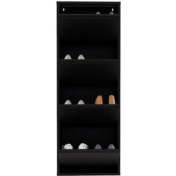 Meuble à chaussures 4 portes en métal - 119