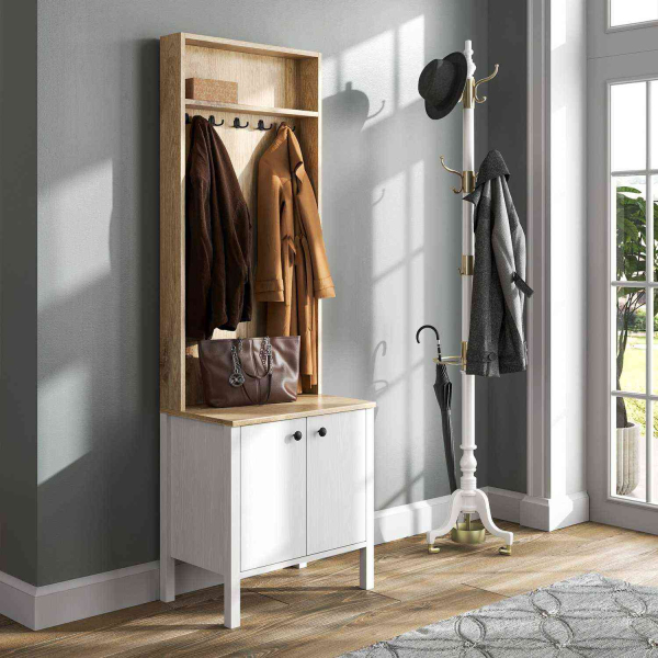 Meuble d'entrée en aggloméré Frannie - HANAH HOME