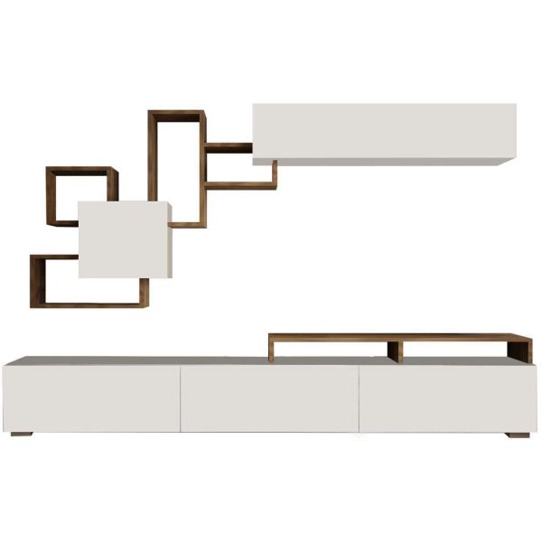 Meuble TV avec étagère en aggloméré Elit - 339