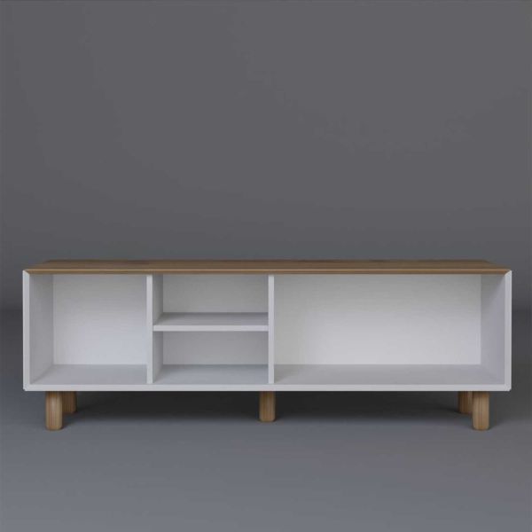 Meuble TV 3 portes en aggloméré Bohemian - 5