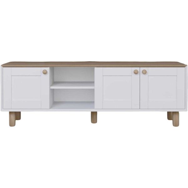 Meuble TV 3 portes en aggloméré Bohemian