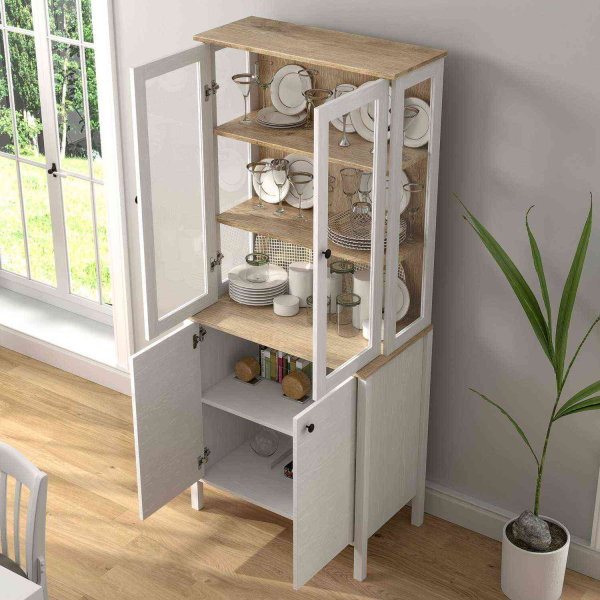Meuble de rangement en aggloméré Frannie - ASI-2297