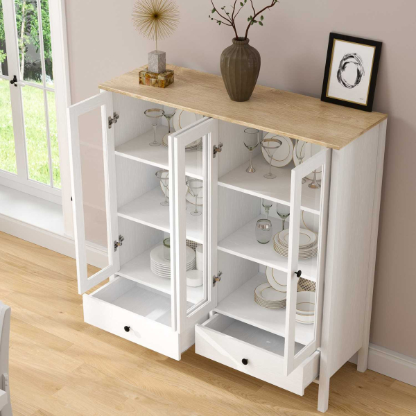Meuble de rangement en aggloméré Frannie - ASI-2300