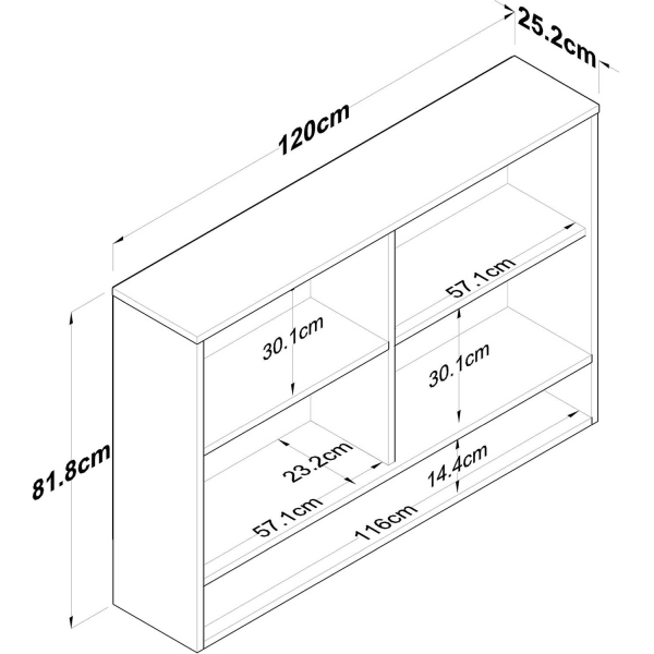 Meuble de rangement de cuisine Jessy - ASI-2138