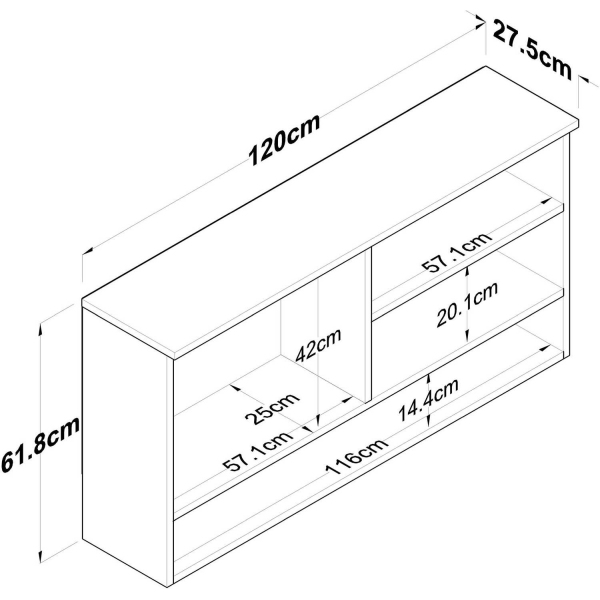 Meuble de rangement de cuisine Jessy - ASI-2137