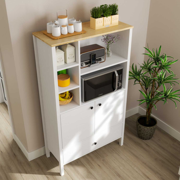 Meuble de rangement de cuisine en aggloméré Frannie - 5
