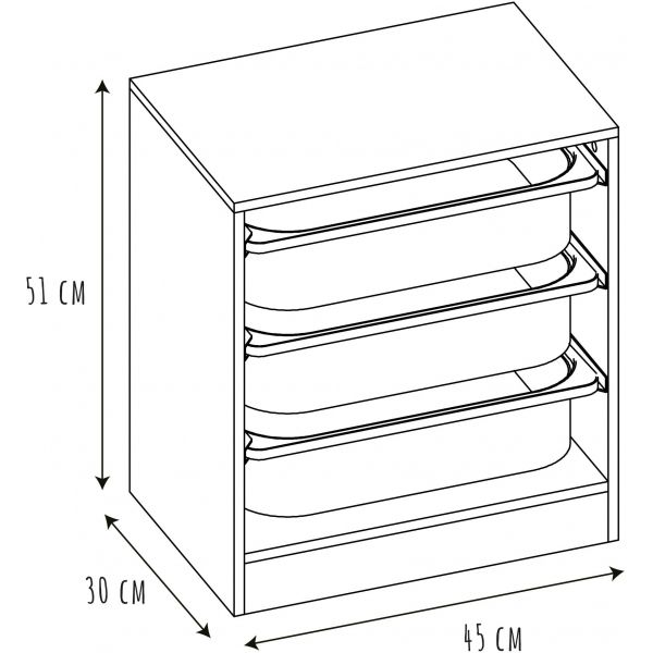 Meuble de rangement enfant Tidy - THE HOME DECO KIDS