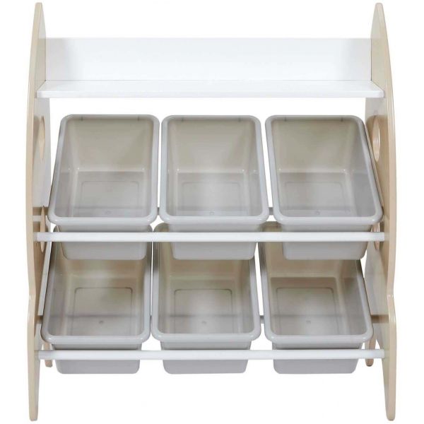 Meuble de rangement pour enfants 6 bacs Sweet - CMP-3914