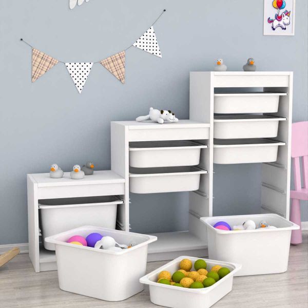 Meuble de rangement escalier 9 tiroirs Swiss - HANAH HOME