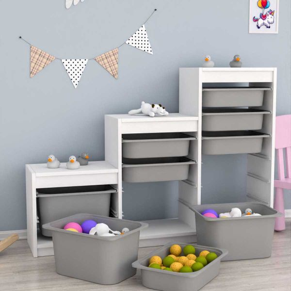 Meuble de rangement escalier 9 tiroirs Swiss - HANAH HOME