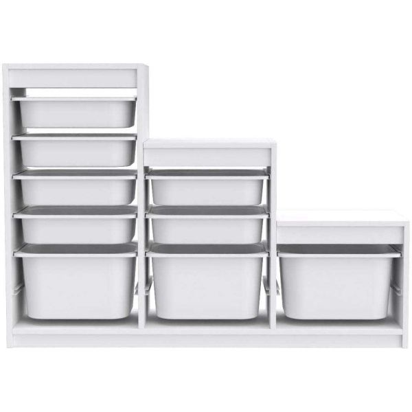 Meuble de rangement escalier 9 tiroirs Swiss