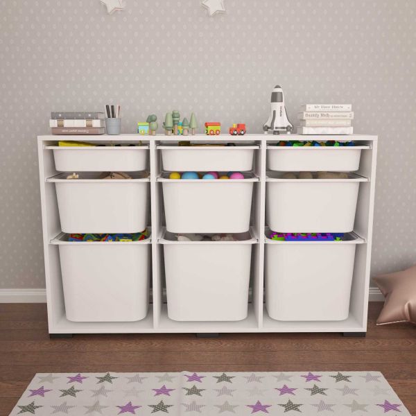 Meuble de rangement 8 tiroirs Bofi - HANAH HOME