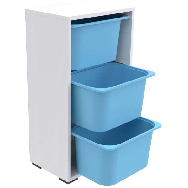 Meuble de rangement 3 tiroirs Bronz - 99,90