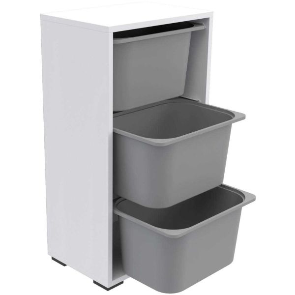 Meuble de rangement 3 tiroirs Bronz - 99,90