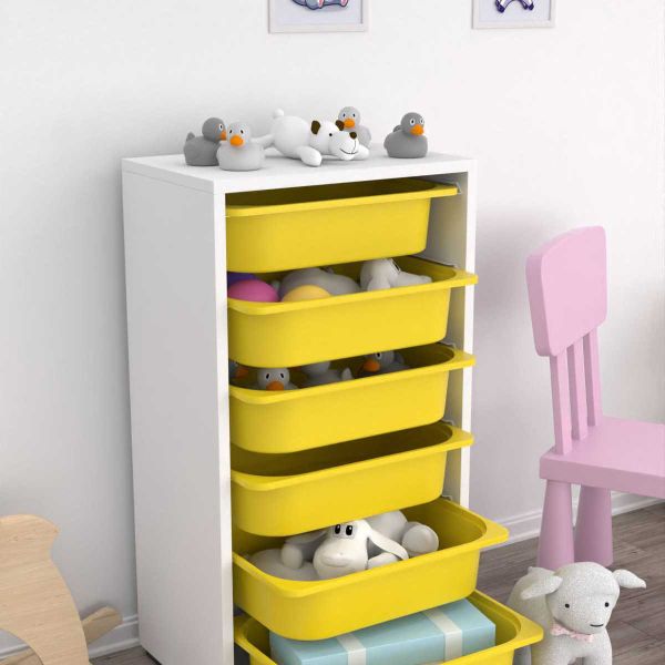 Meuble de rangement 6 tiroirs Bronz - HANAH HOME